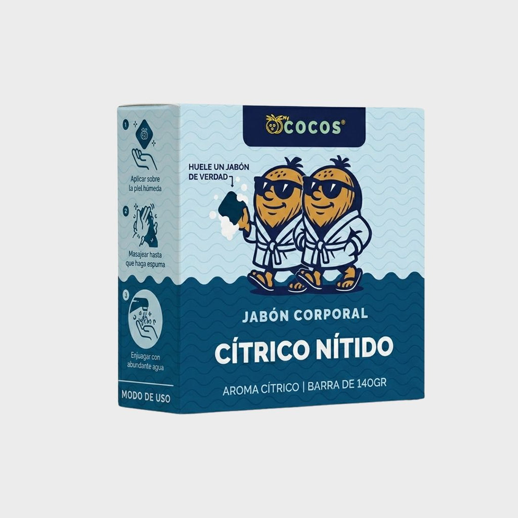 JABÓN PERFUMADO PARA HOMBRE - CÍTRICO NÍTIDO