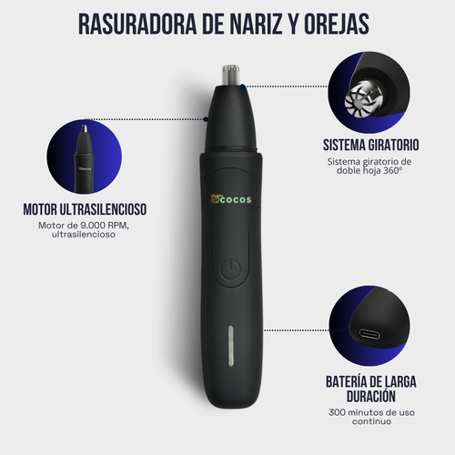 RASURADORA DE NARIZ Y OREJAS - MYCOCOS®