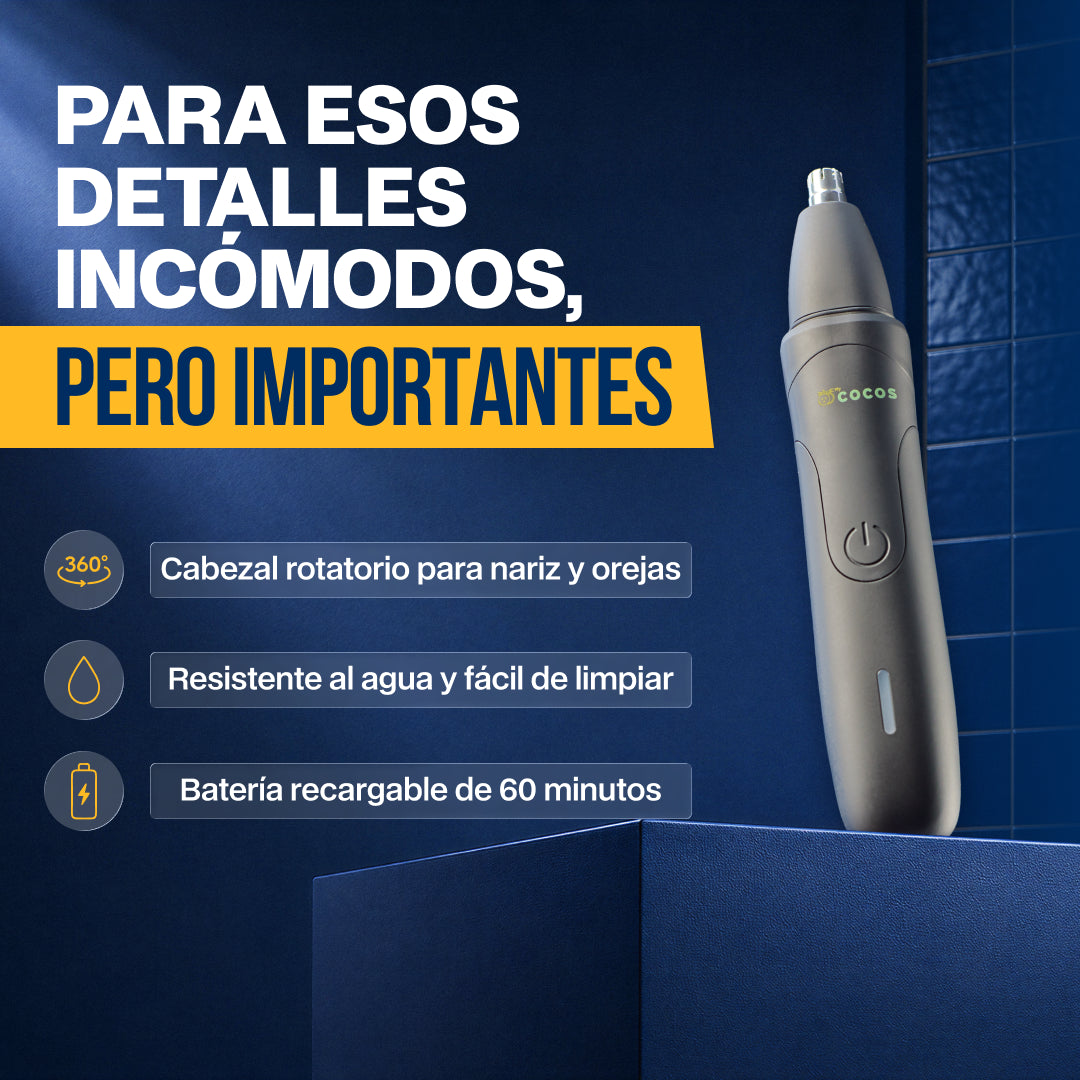 RASURADORA DE NARIZ Y OREJAS - MYCOCOS®