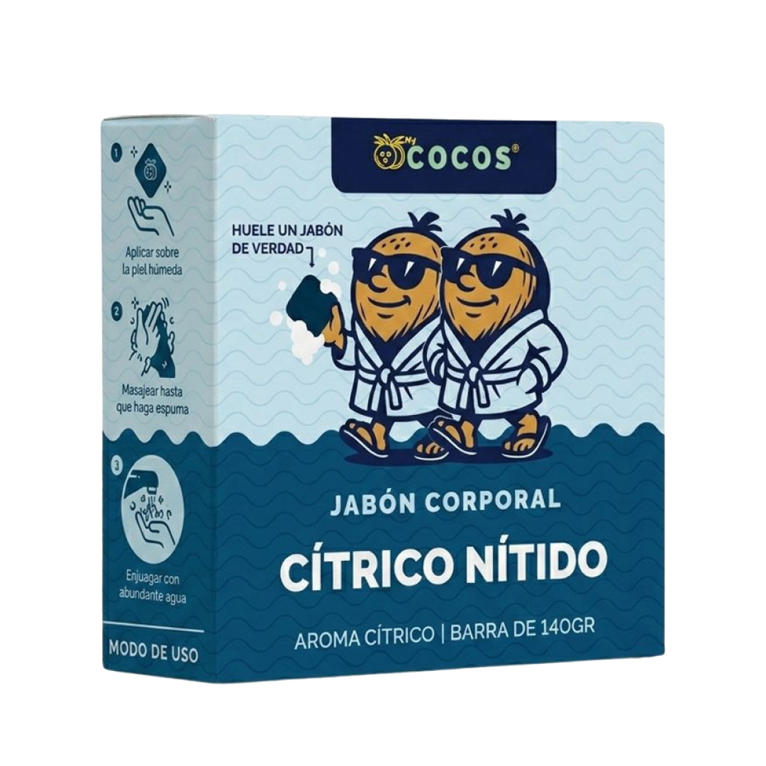JABÓN PERFUMADO PARA HOMBRE - CÍTRICO NÍTIDO