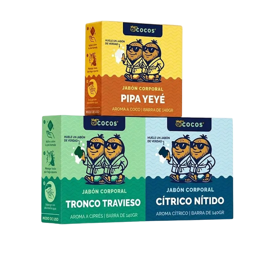 TRIO DE JABONES PERFUMADOS PARA HOMBRES MyCOCOS®